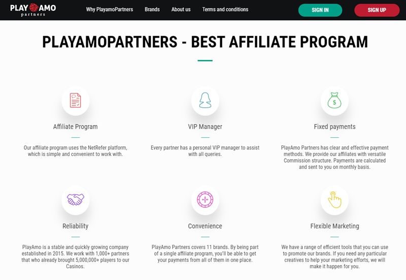 Home of the affiliate site